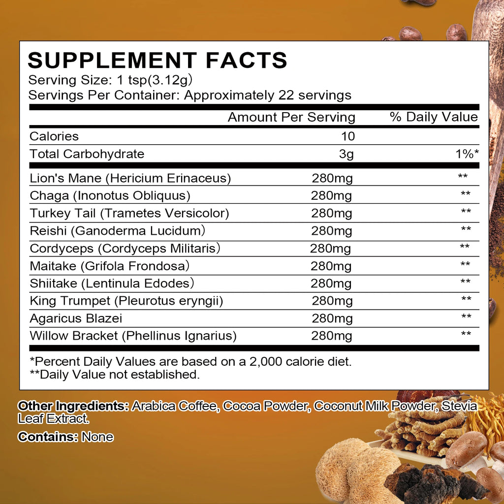 10-in-1 Mushroom Coffee Powder