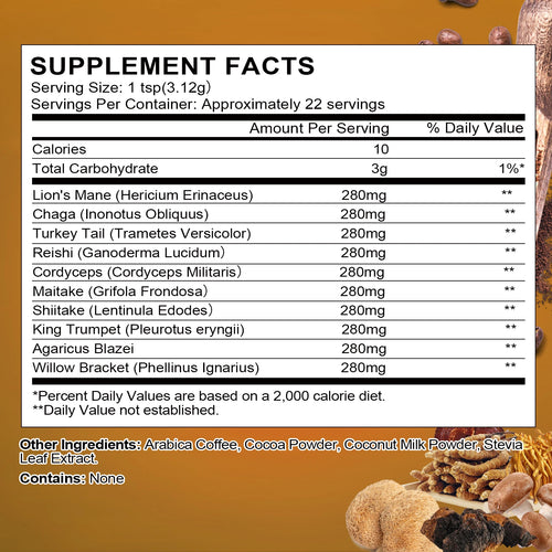 10-in-1 Mushroom Coffee Powder