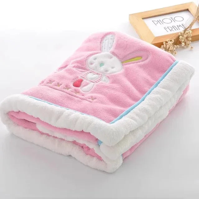 Baby Cartoon Flannel Blanket