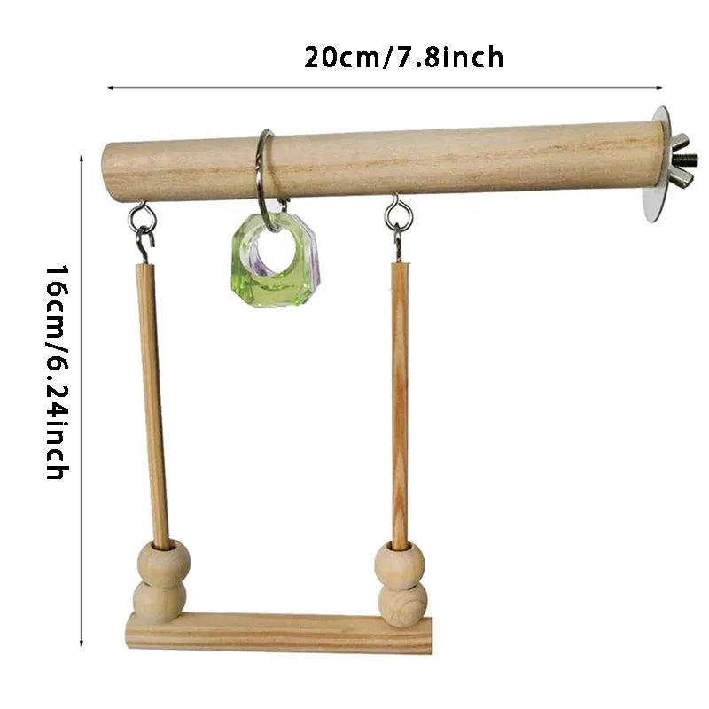 Ensemble de 8 jouets en bois pour oiseaux NaturePlay