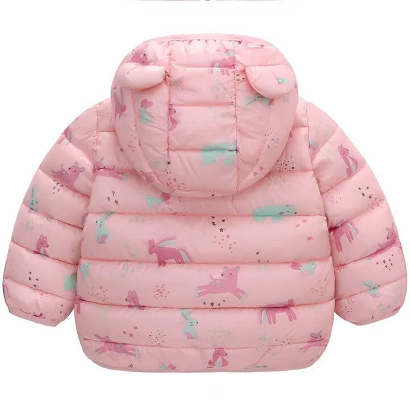 Baby Hooded Cartoon Jacket