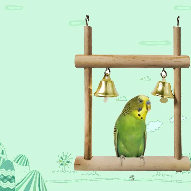 Ensemble de 8 jouets en bois pour oiseaux NaturePlay