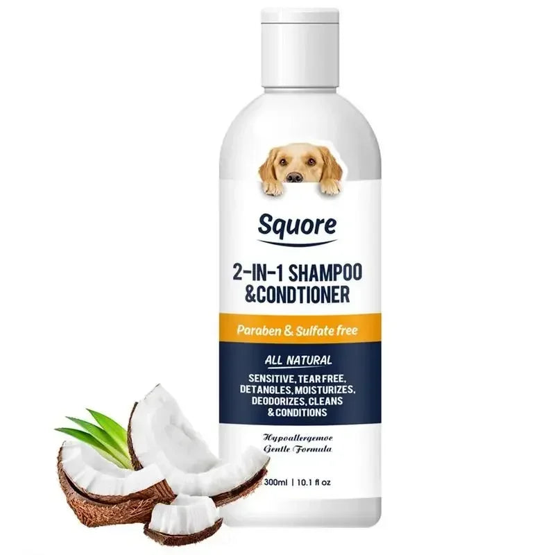 Squore 2 In 1 Natural Pet Shampoo & Conditioner