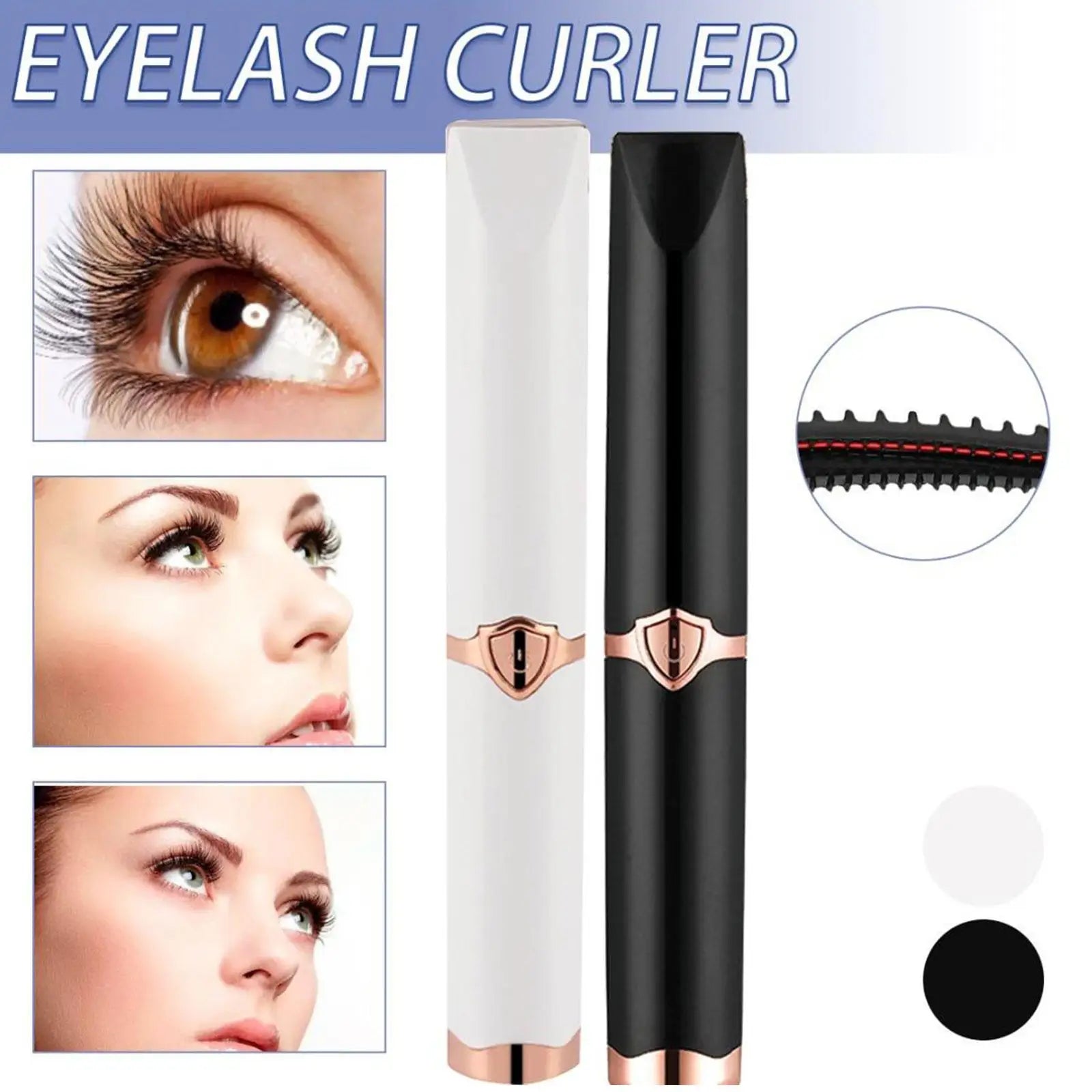 LuxeLift™ 2-in-1 Heated Eyelash Curler