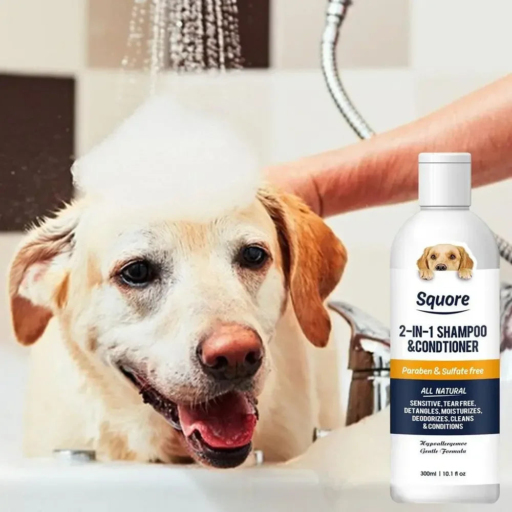 Squore 2 In 1 Natural Pet Shampoo & Conditioner