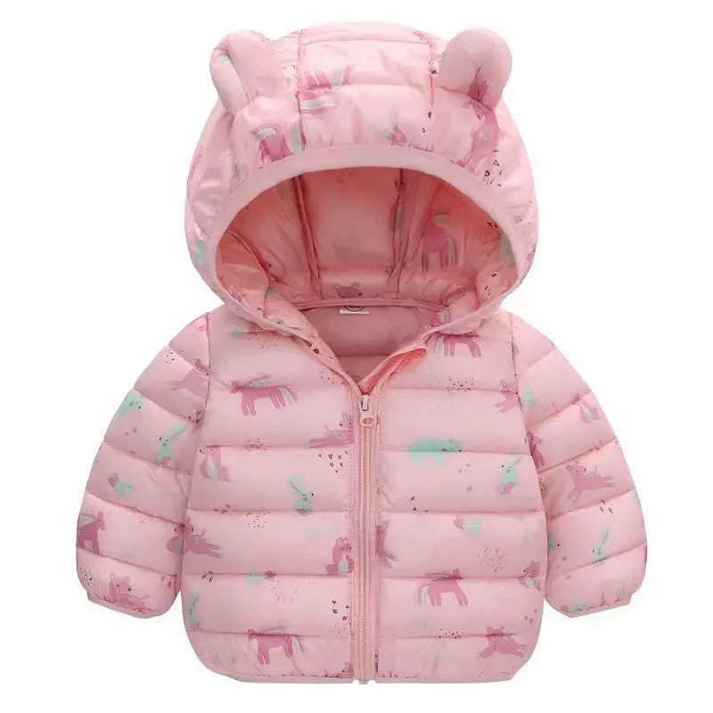 Baby Hooded Cartoon Jacket