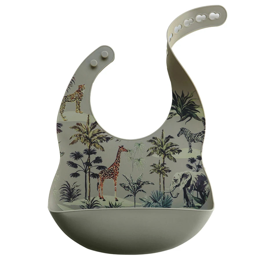 Cartoon Silicone Baby Bib