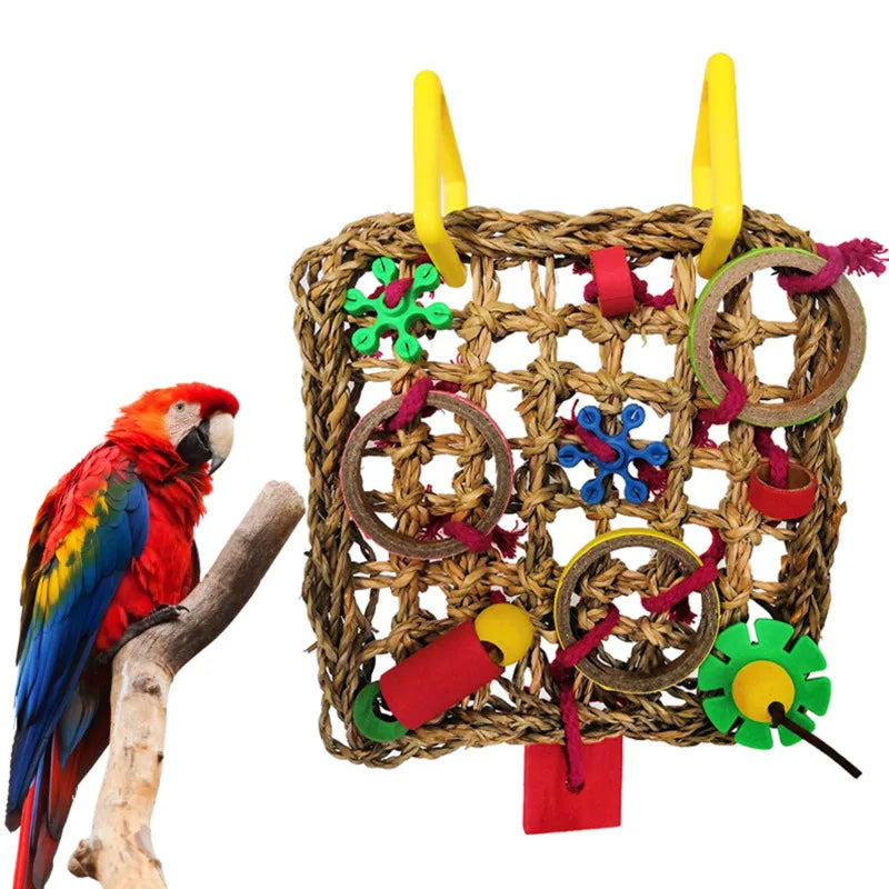 Ensemble de 8 jouets en bois pour oiseaux NaturePlay