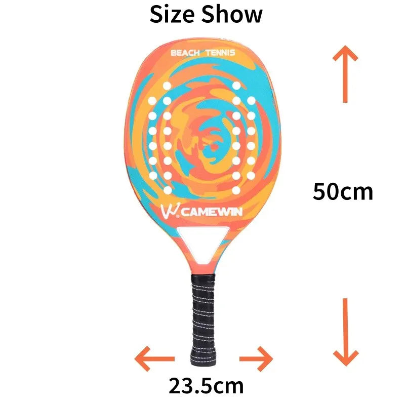 CAMEWIN Beach Tennis Racket With Protective Bag Cover