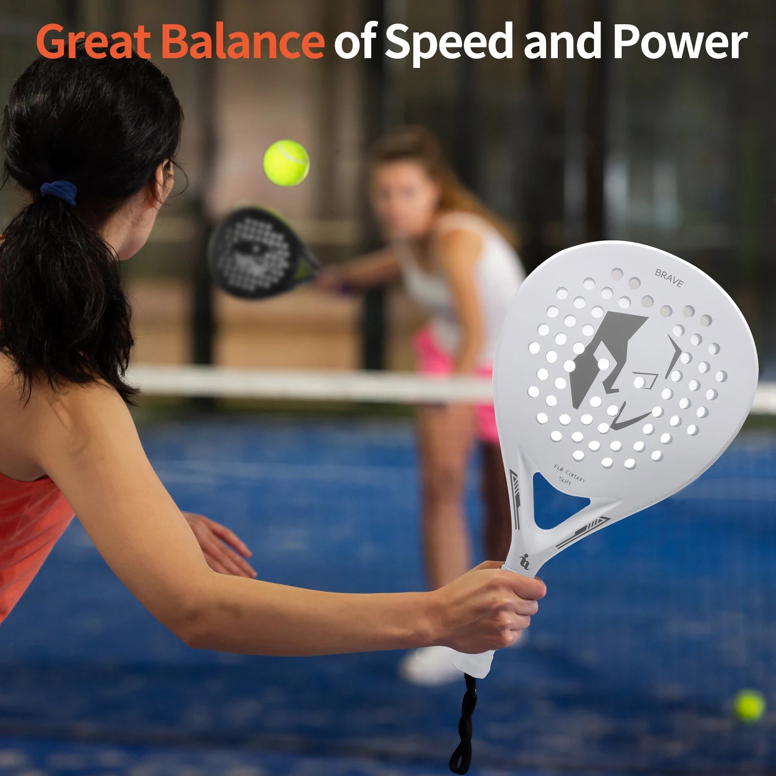 Graphite Paddle Tennis Racket