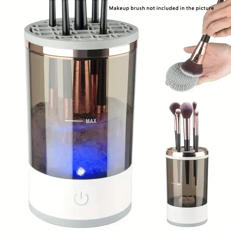 USB Electric Makeup Brush Cleaner Portable 3 In 1 Makeup Brushes Drying Rack Lazy Cleaning Brush Washer Quick Dry Tool New