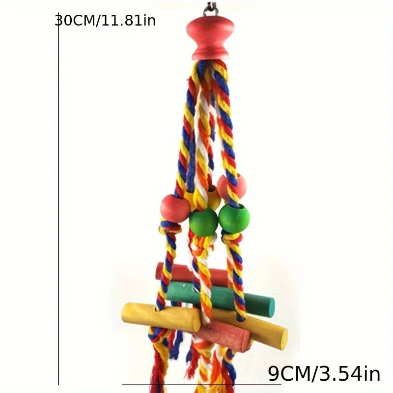 Ensemble de 8 jouets en bois pour oiseaux NaturePlay