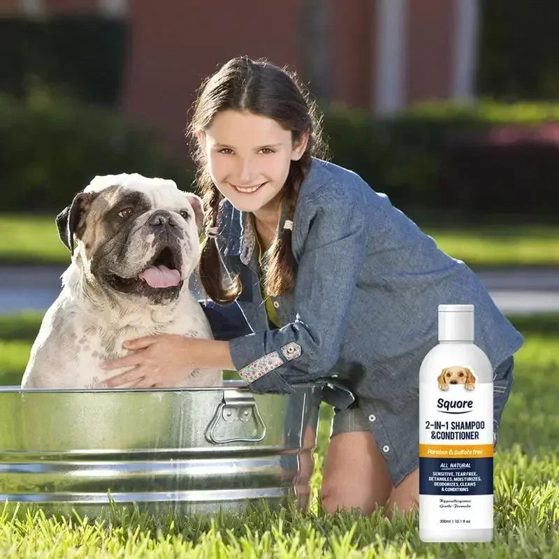 Squore 2 In 1 Natural Pet Shampoo & Conditioner