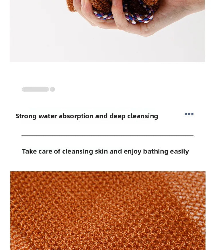 OIMG Éponge de bain africaine en filet