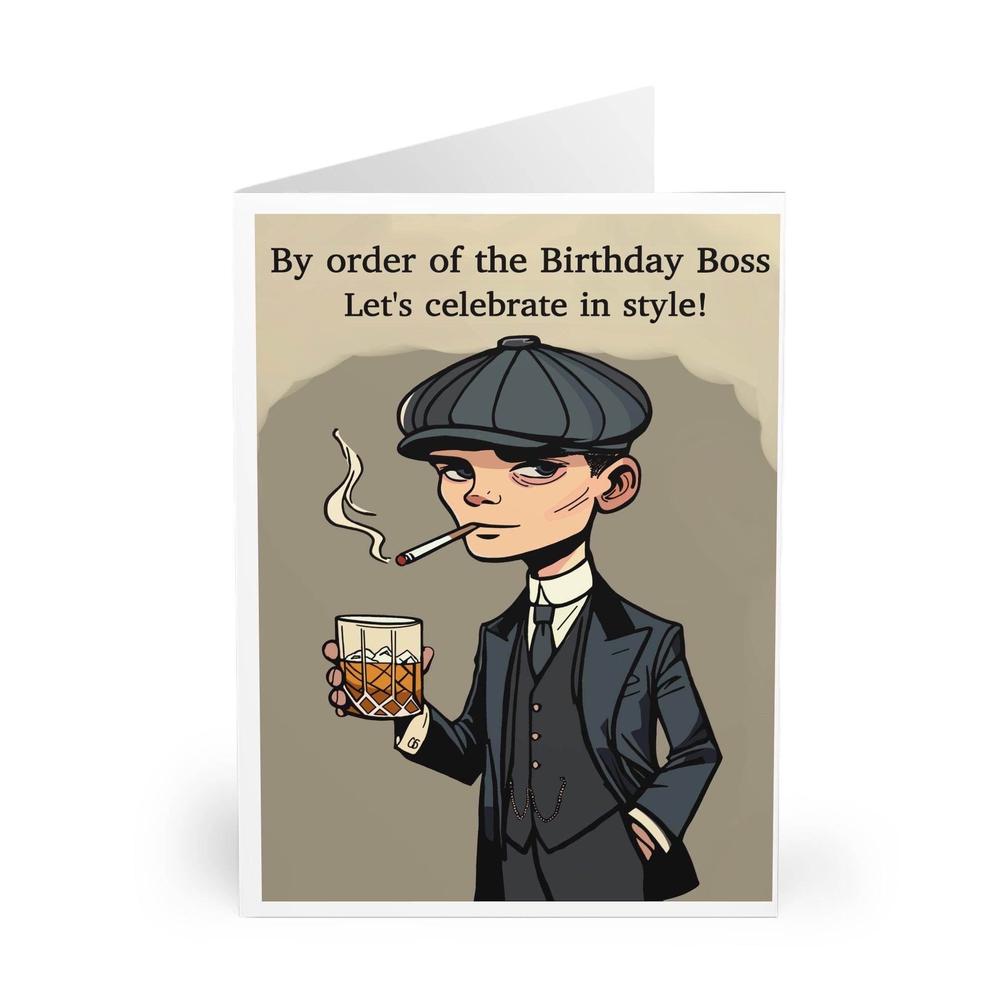 By Order of the Birthday Boss – Funny Card