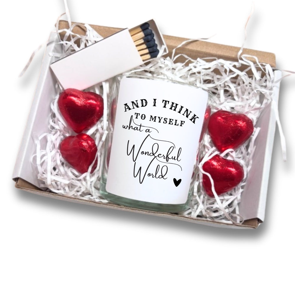 Coffret Cadeau Bougies "What A Wonderful World"
