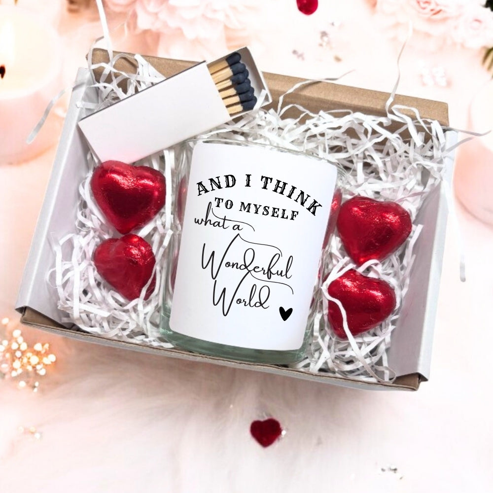 Coffret Cadeau Bougies "What A Wonderful World"