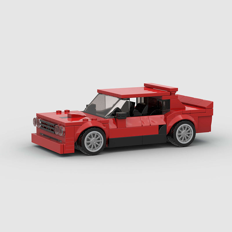 Red Sports Car Building Blocks Model
