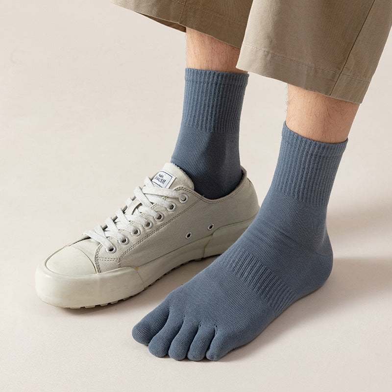 Japanese Solid Five Toe Socks