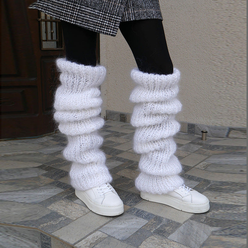 Chaussettes hautes en mohair