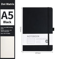 A5 PU Cloth Pattern Notebook | 200 Pages | Lined, Dotted & Grid Options