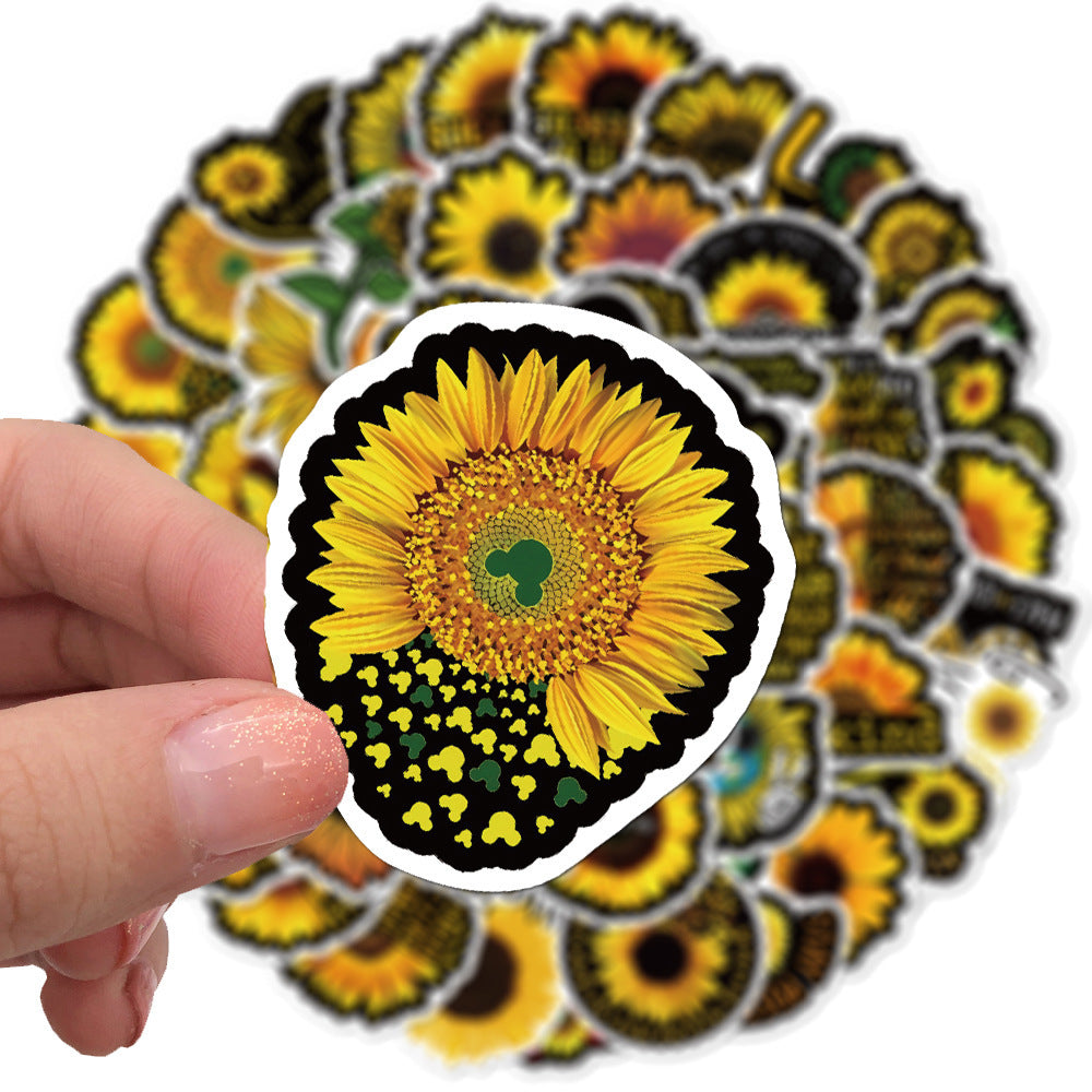 Autocollant étanche "You Are My Sunshine" graffiti pour bagages