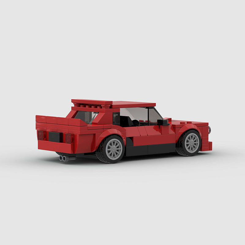 Red Sports Car Building Blocks Model