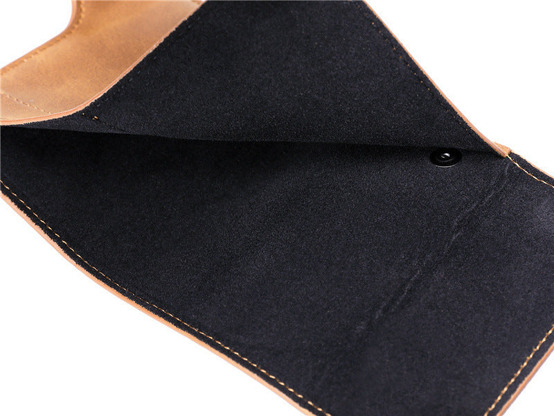 Portefeuille étui pour cartes en cuir Crazy Horse