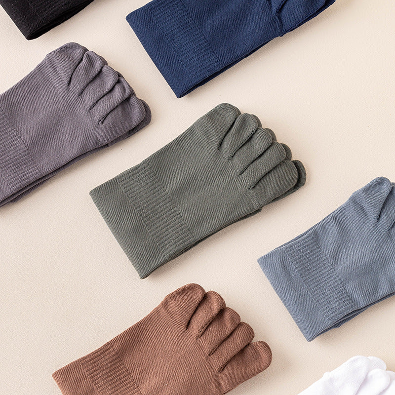 Japanese Solid Five Toe Socks