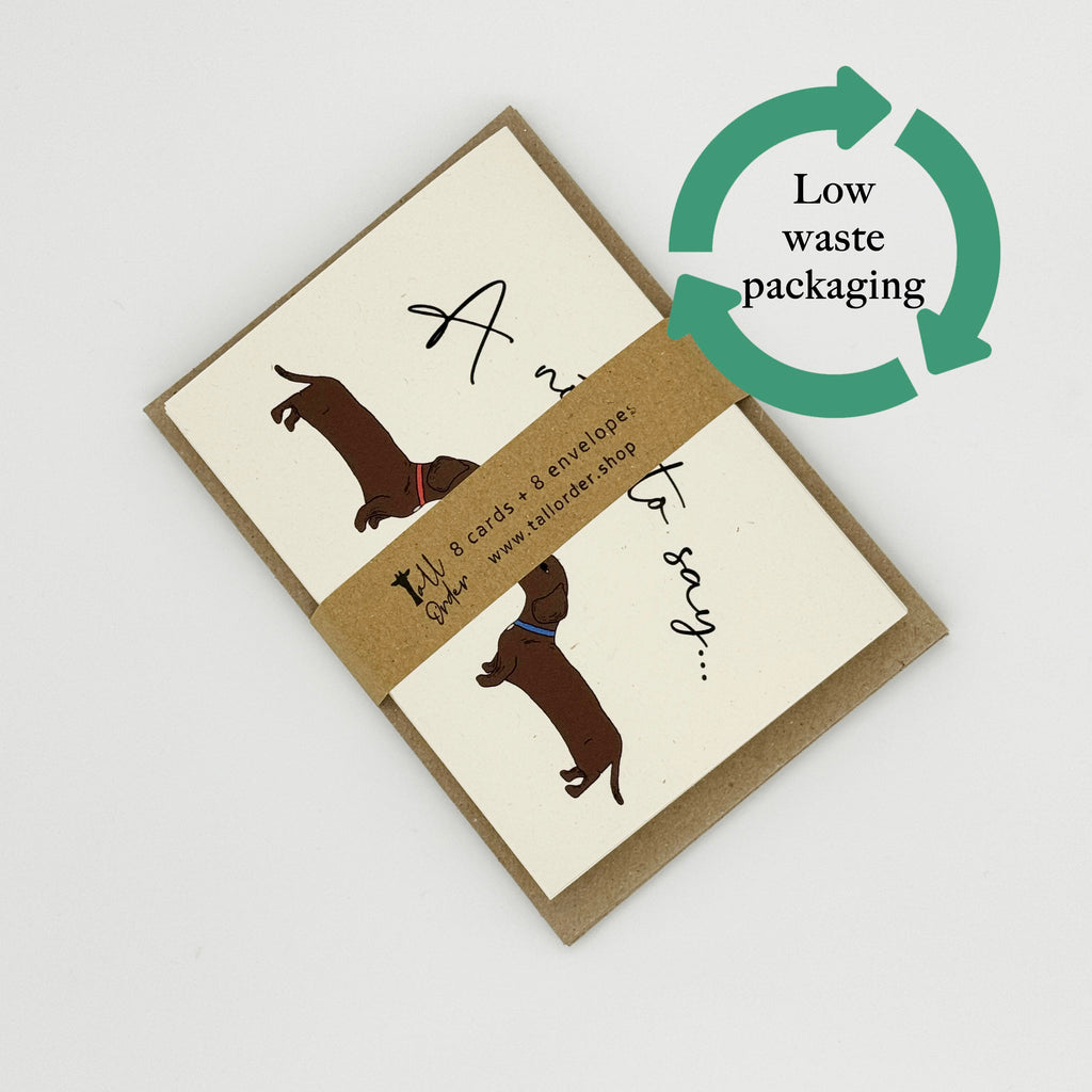 Dachshund Dog Note Cards
