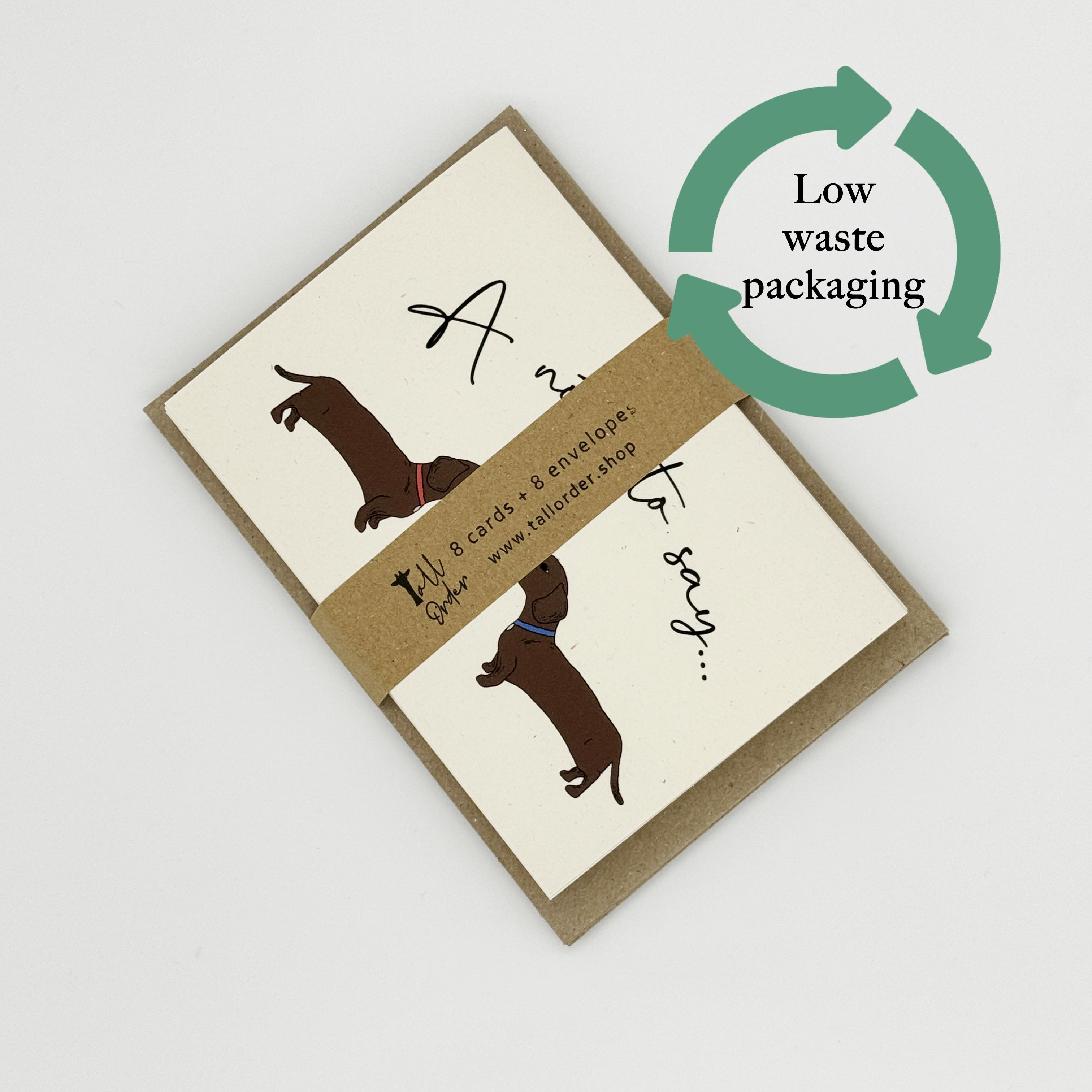 Dachshund Dog Note Cards