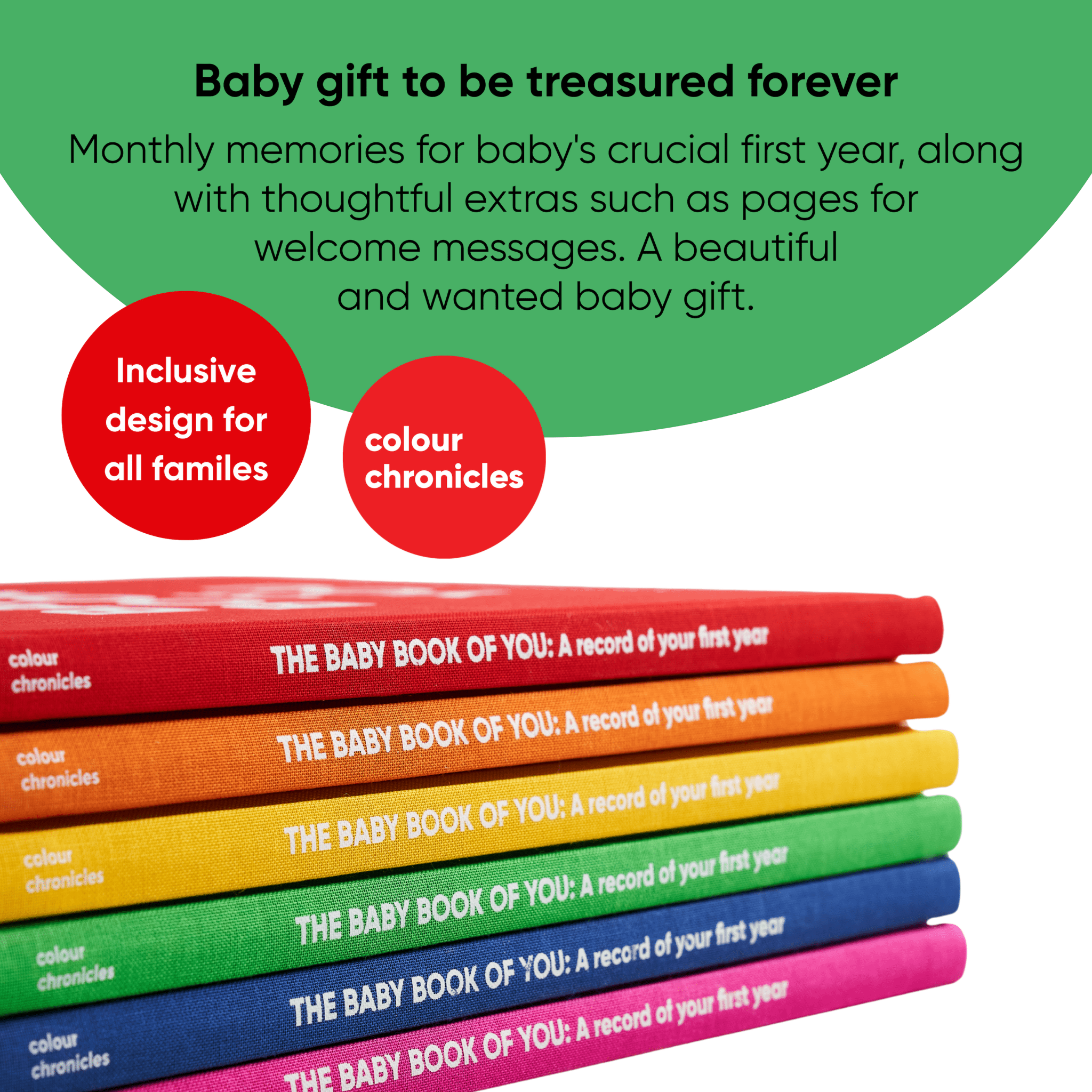 The Baby Book of You – First Year Baby Memory Book