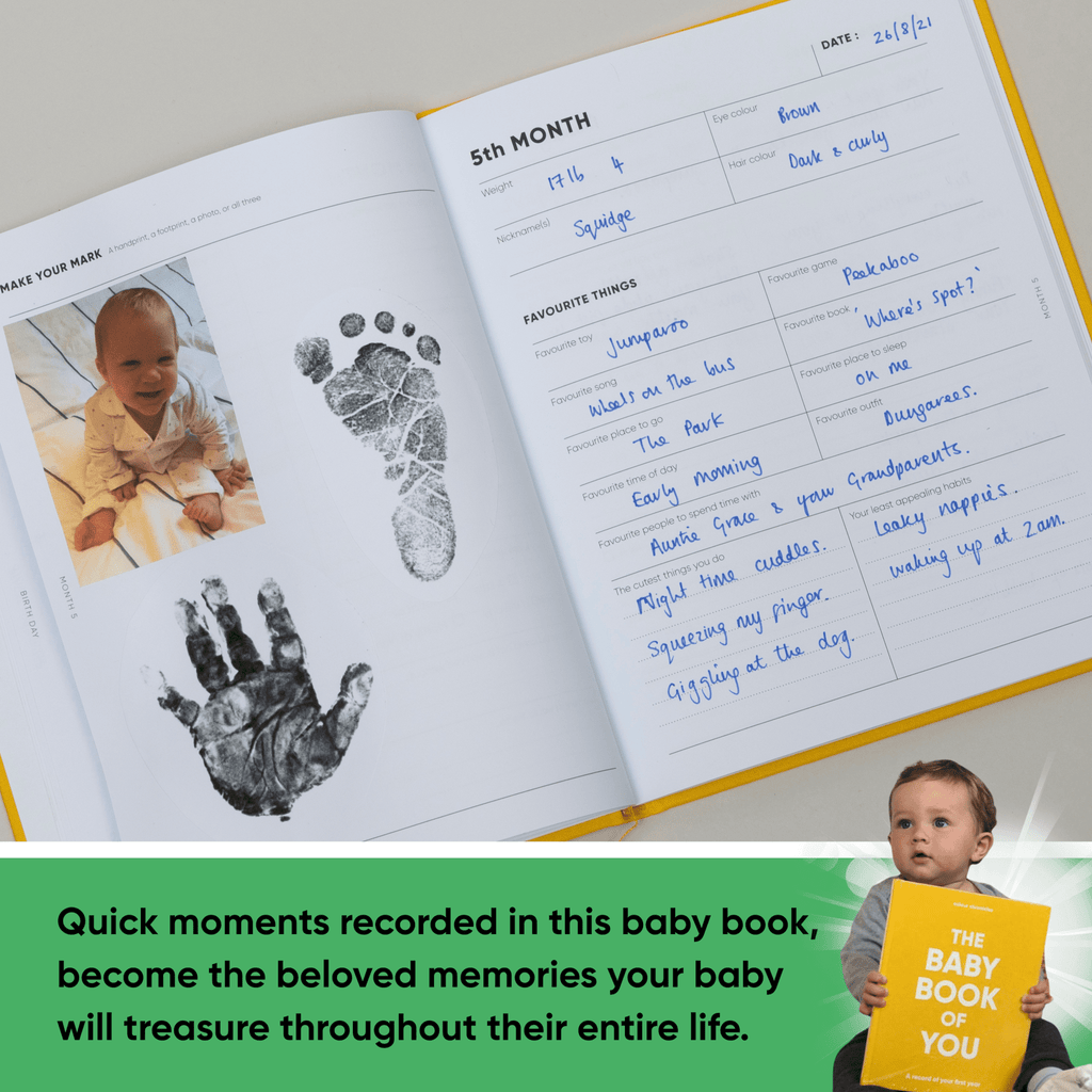 The Baby Book of You – First Year Baby Memory Book