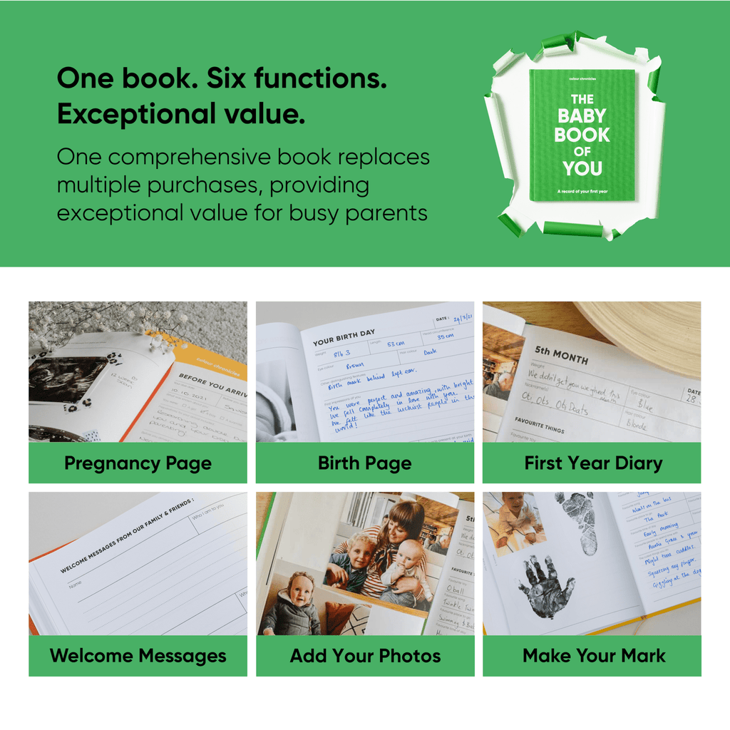The Baby Book of You – First Year Baby Memory Book