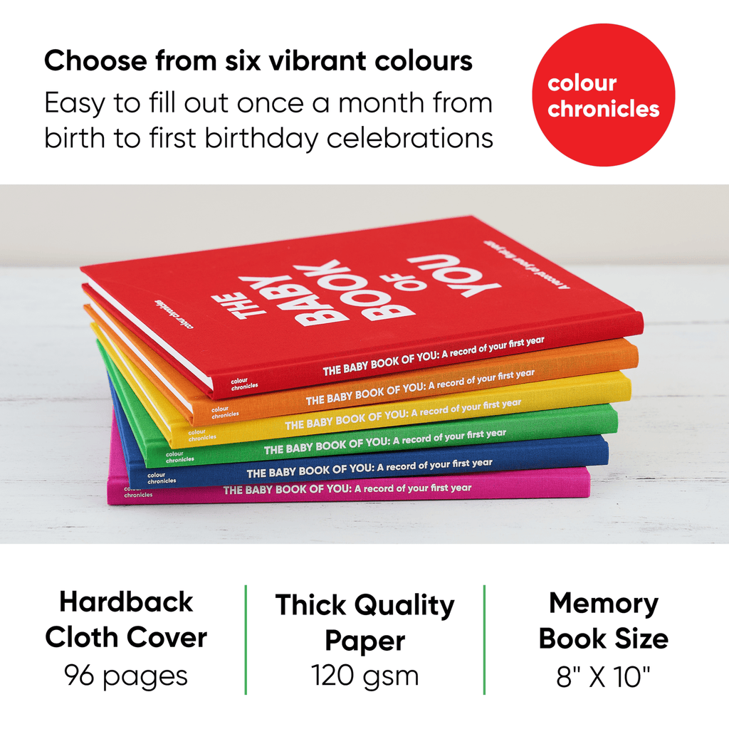 The Baby Book of You – First Year Baby Memory Book