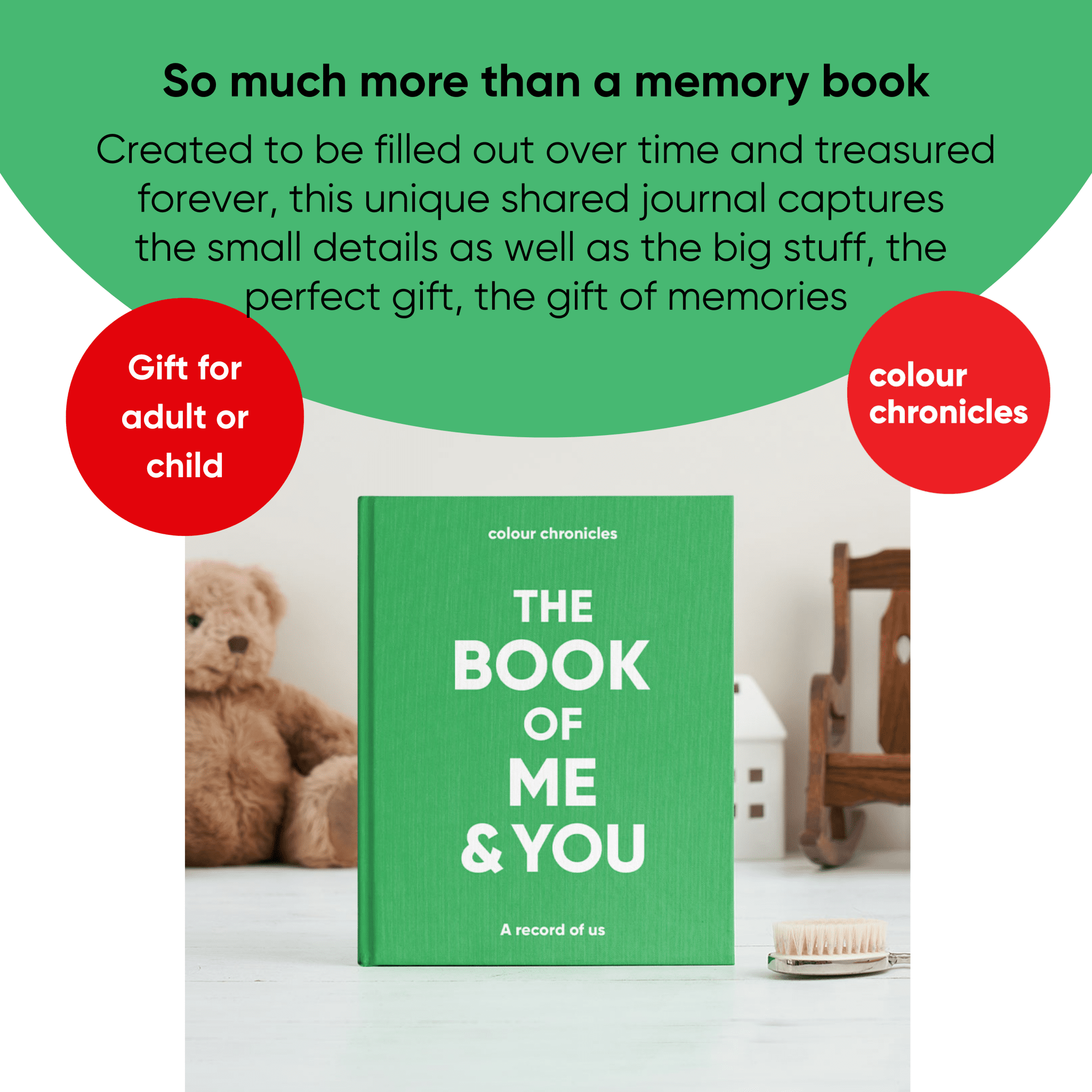 The Book of Me & You – Shared Memory Book for Grown-Ups and Children
