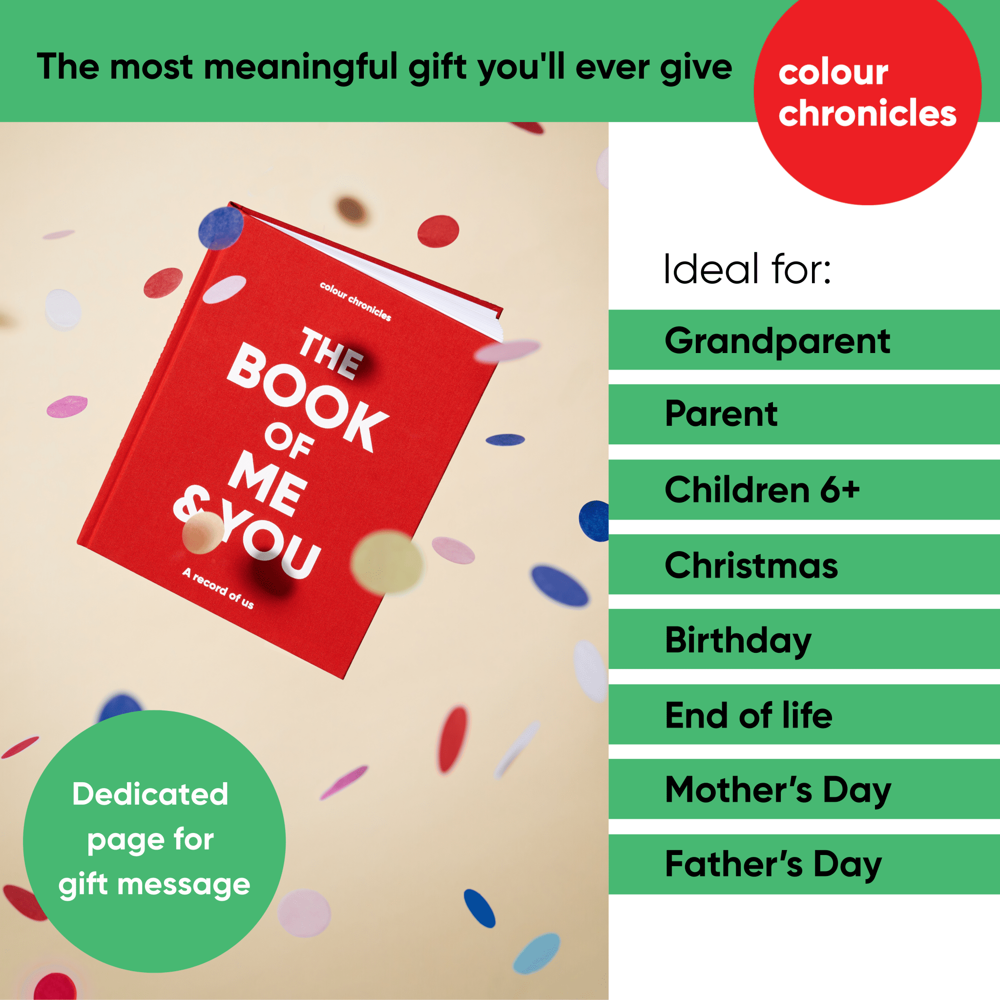 The Book of Me & You – Shared Memory Book for Grown-Ups and Children