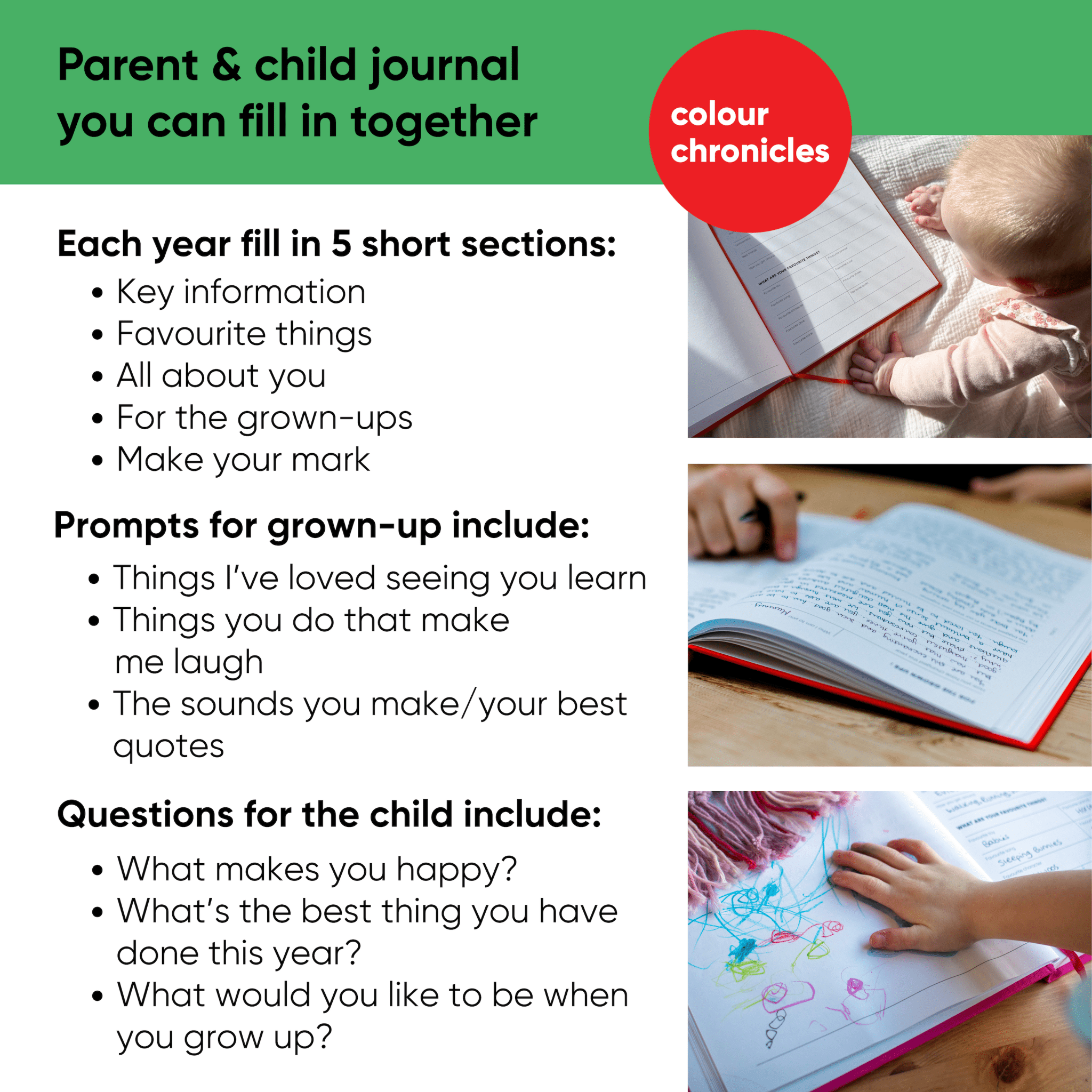 The Book of You – A Record of Childhood Memory Book (Ages 1–16)