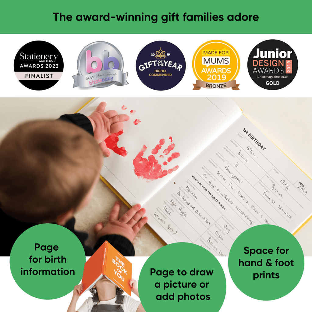 The Book of You – A Record of Childhood Memory Book (Ages 1–16)